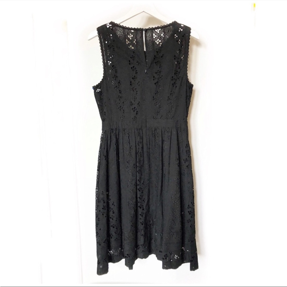 🥂 J crew collection pleated eyelet dress size 2 - Picture 3 of 4